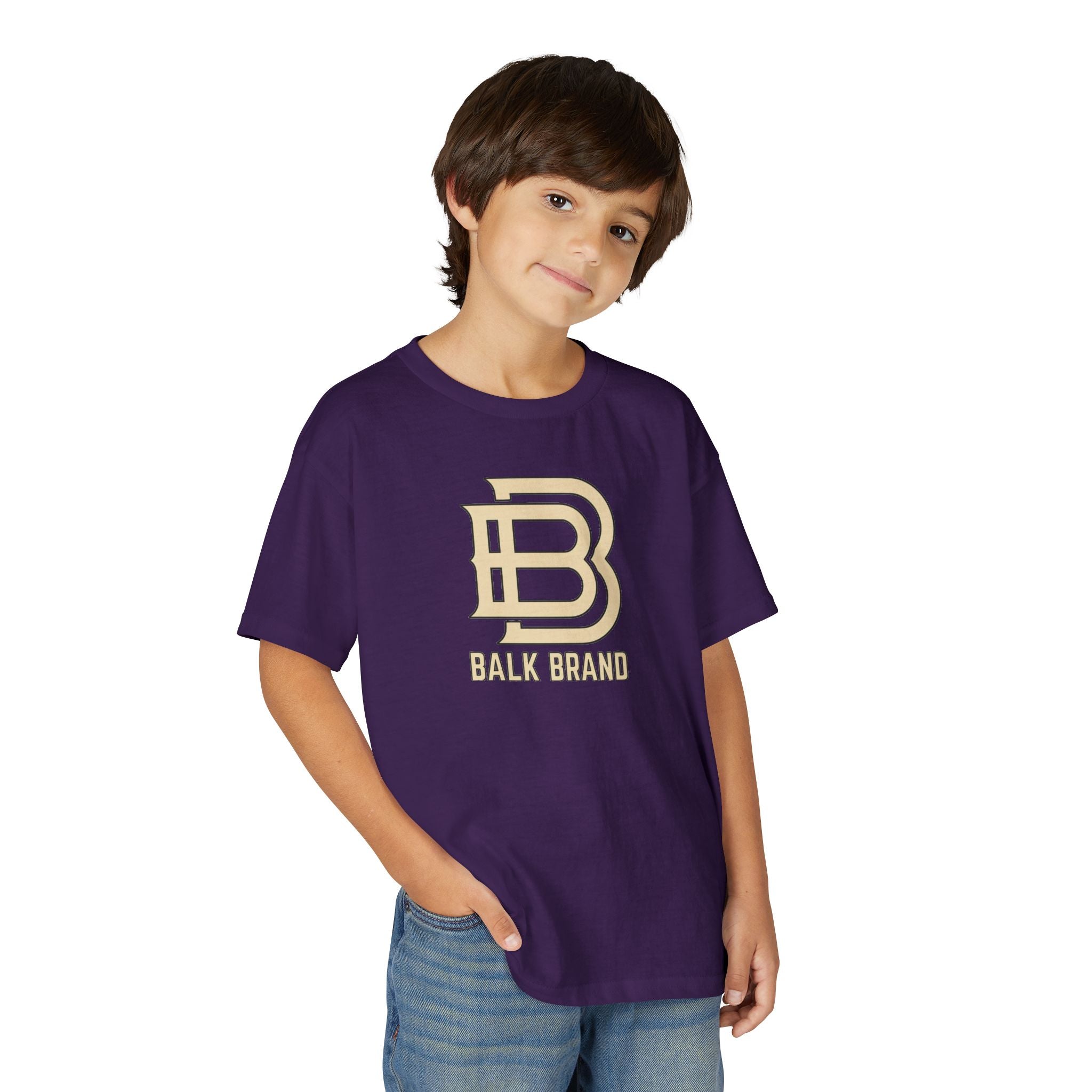 Youth T-Shirt — ‘Balk Brand’ Retro Monogram Logo Tee