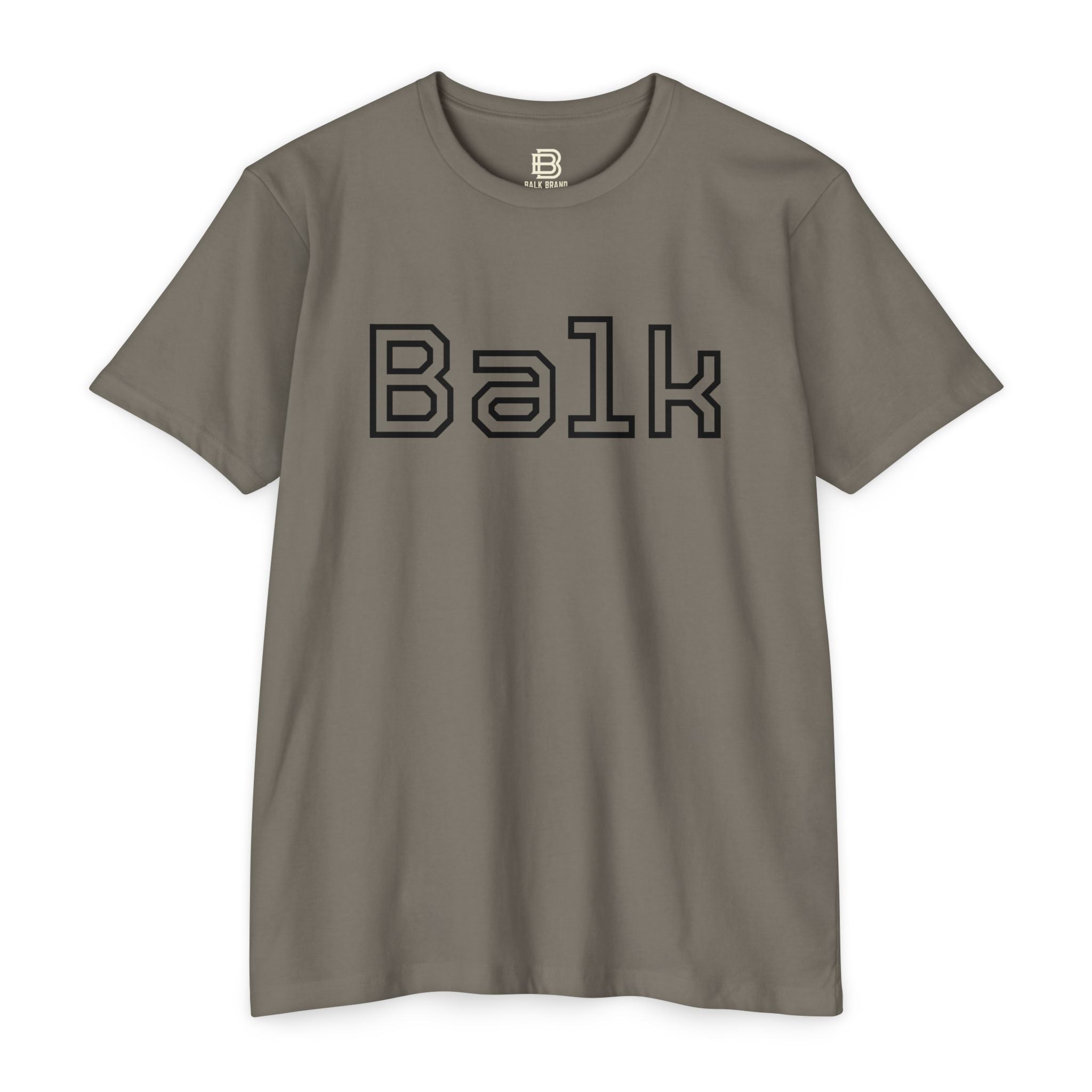 Balk Graphic T-Shirt — Retro Outline Lettering Tee