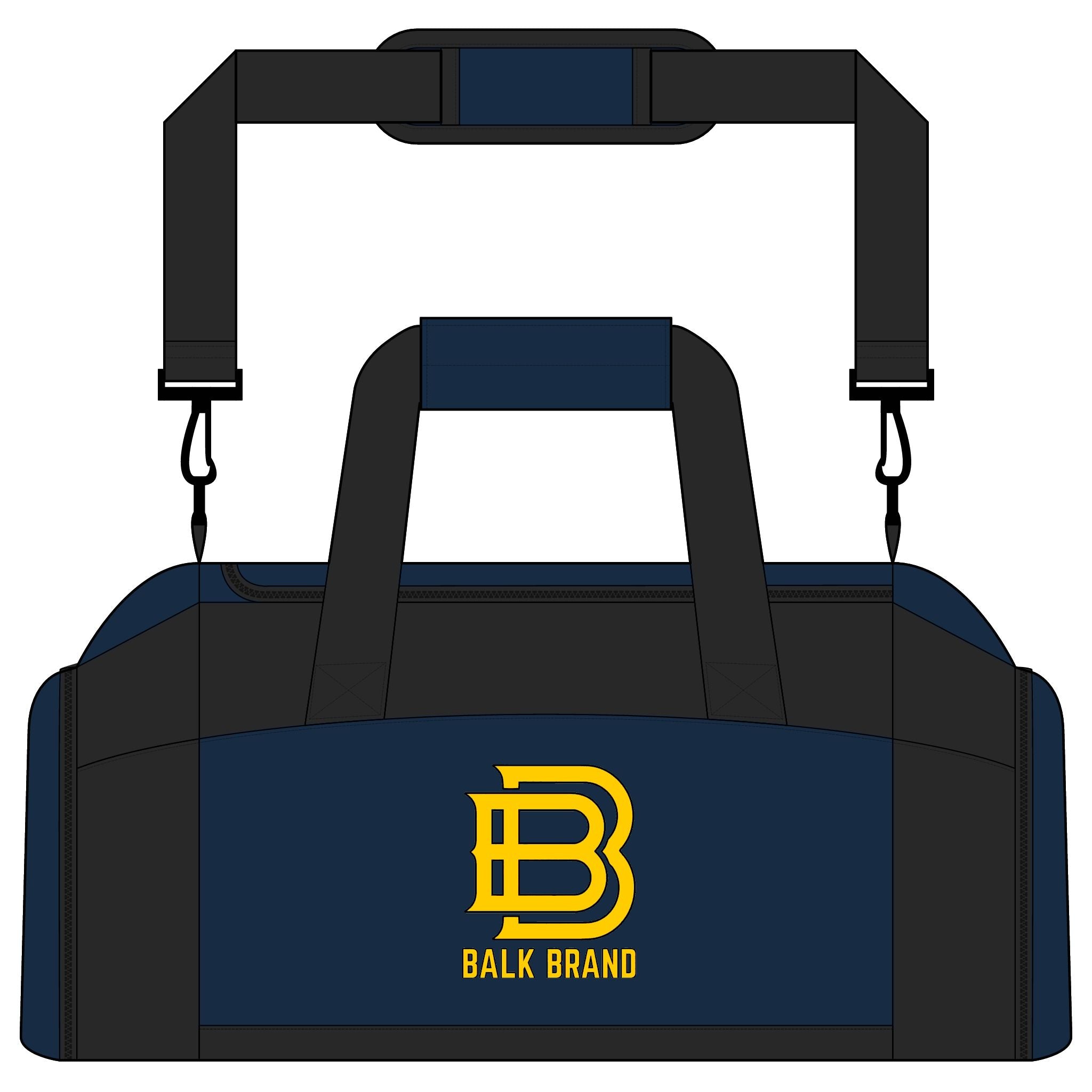 Balk Brand Duffle Gym Bag — Durable Sports Duffel with Shoulder Strap