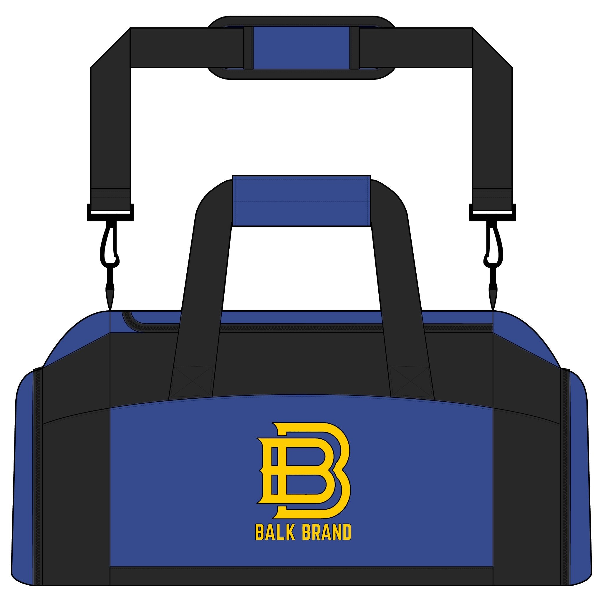 Balk Brand Duffle Gym Bag — Durable Sports Duffel with Shoulder Strap