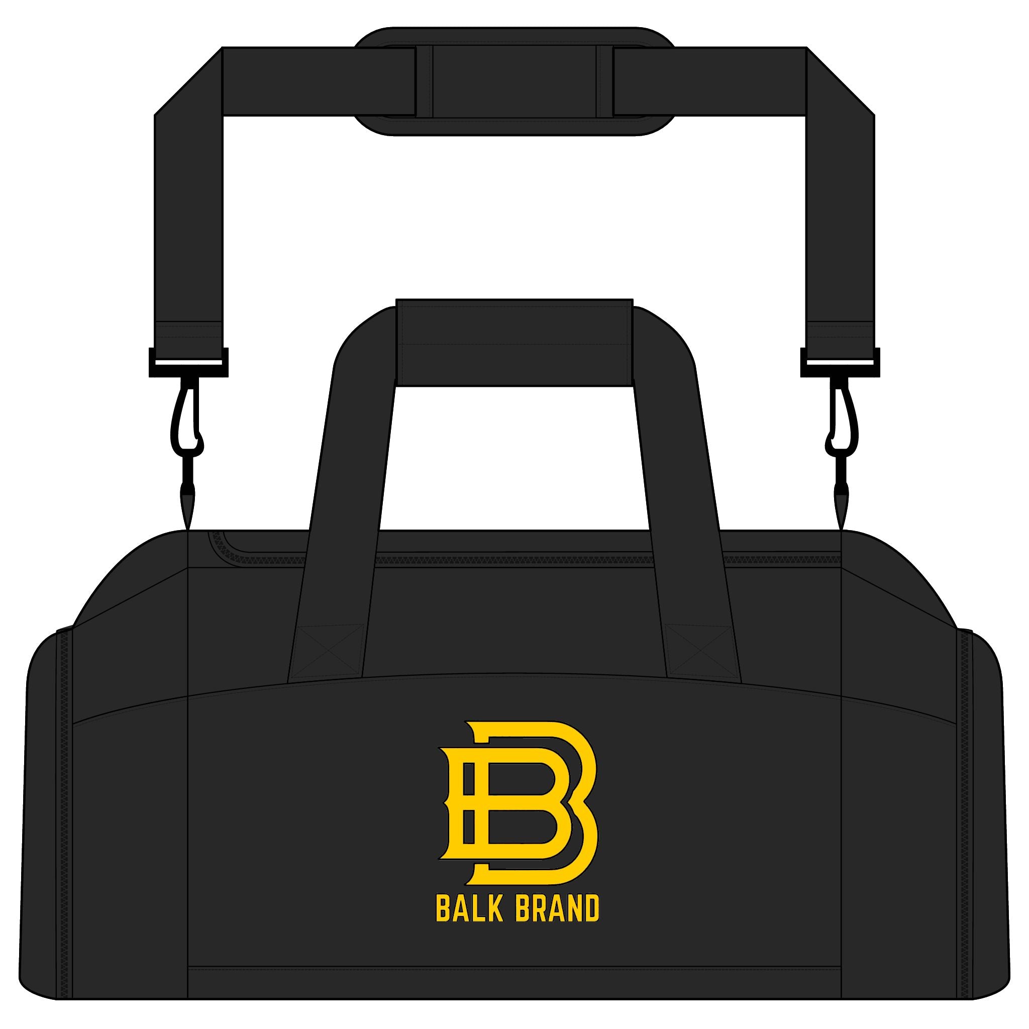 Balk Brand Duffle Gym Bag — Durable Sports Duffel with Shoulder Strap