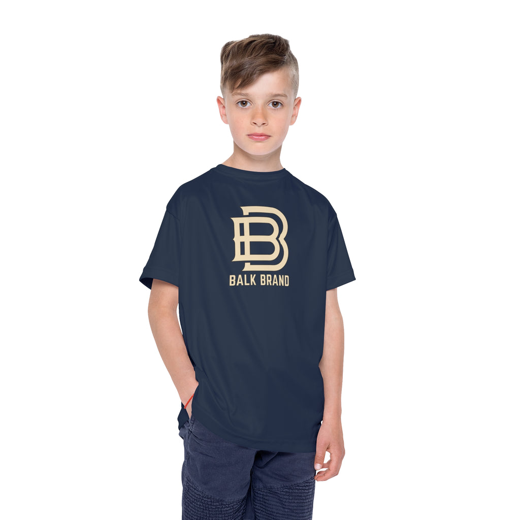 Kids Sports Jersey — Navy 'Balk Brand' Athletic Tee