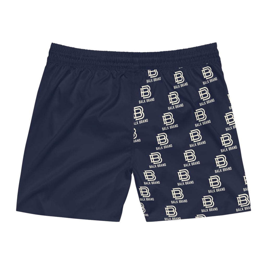 Balk Brand-Navy Logo Swim Shorts Men’s Swim Trunks