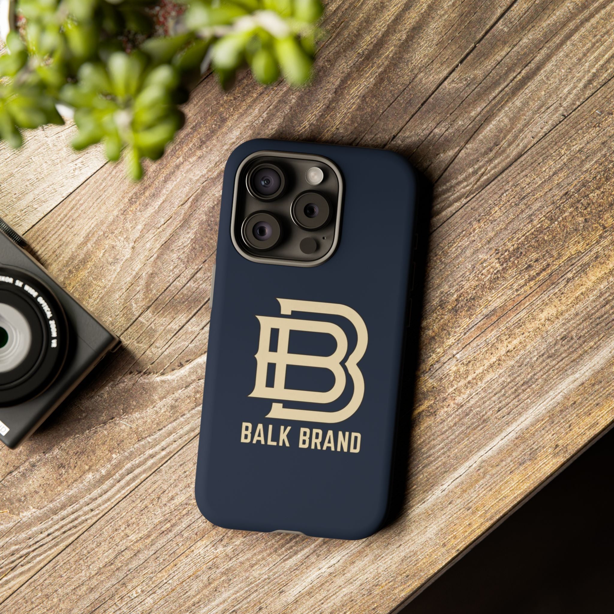 Balk Brand Tough Phone Case — Navy Protective Android/Apple Cover