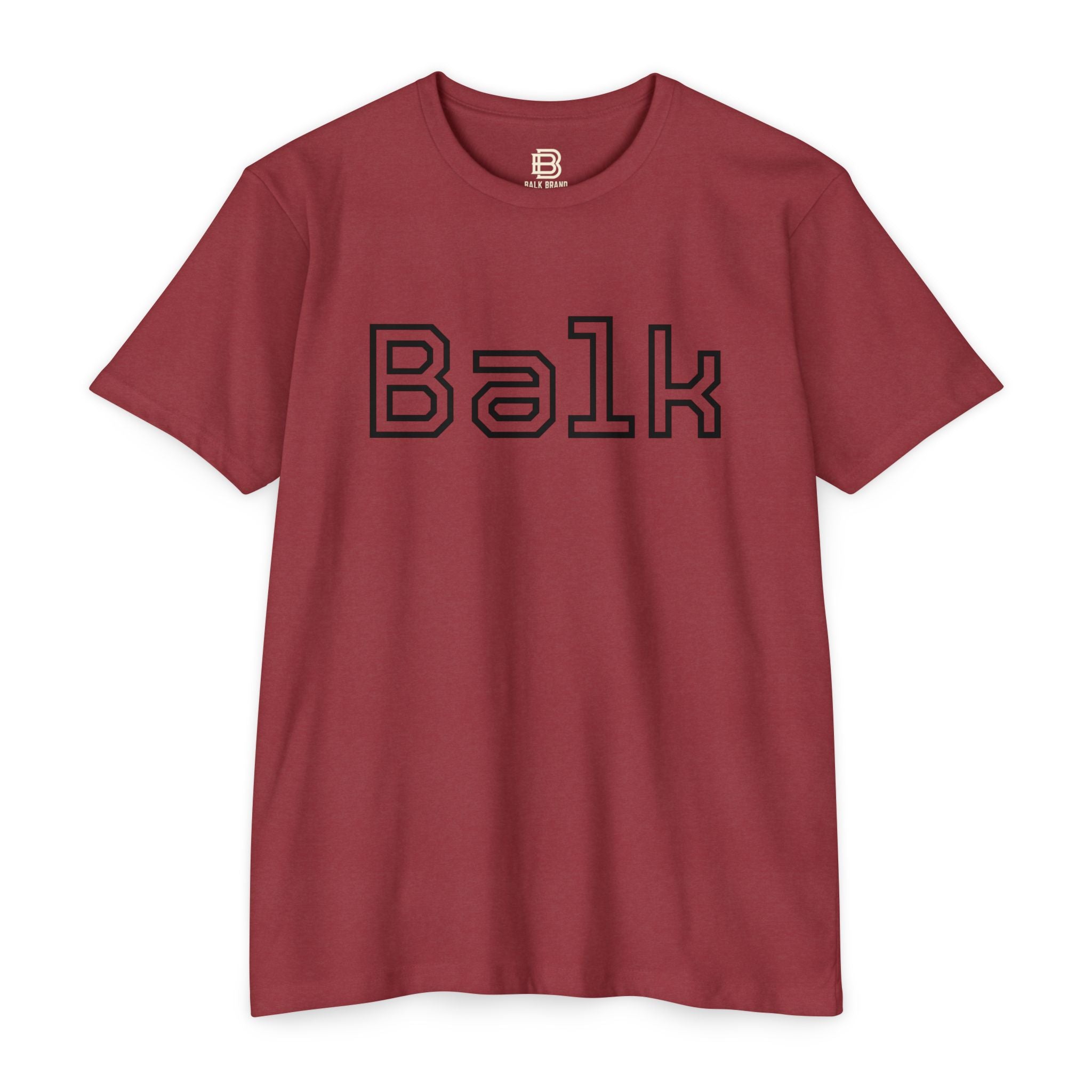 Balk Graphic T-Shirt — Retro Outline Lettering Tee