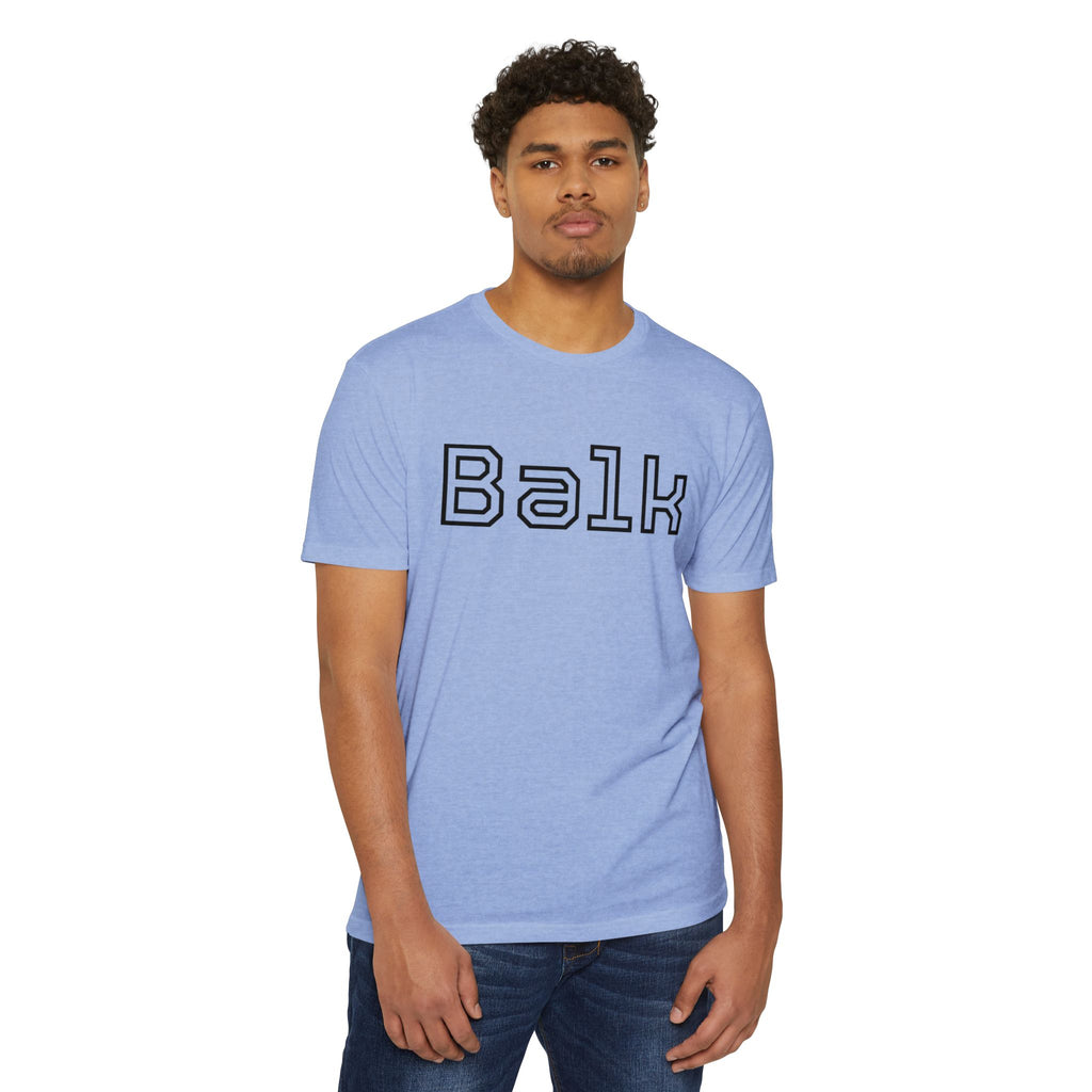 Balk Graphic T-Shirt — Retro Outline Lettering Tee