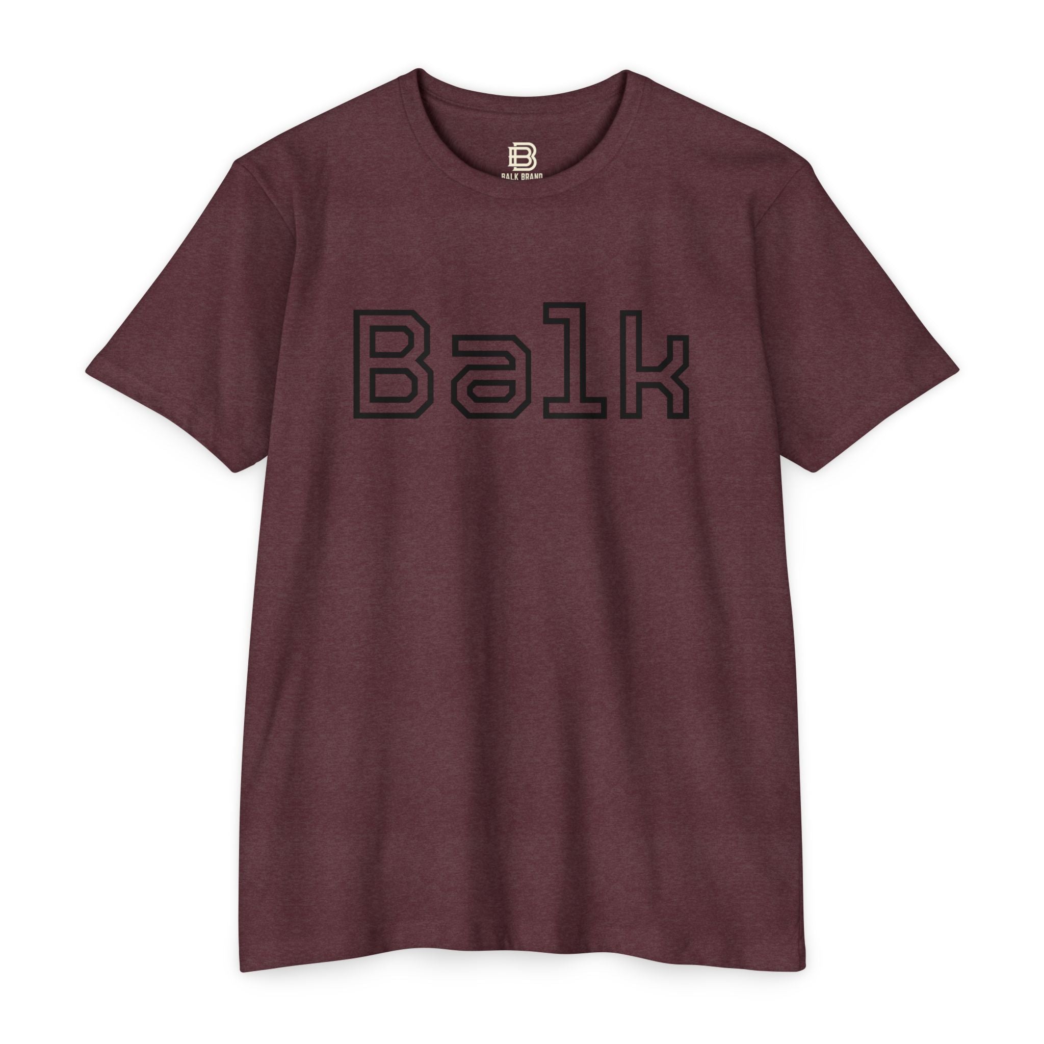 Balk Graphic T-Shirt — Retro Outline Lettering Tee