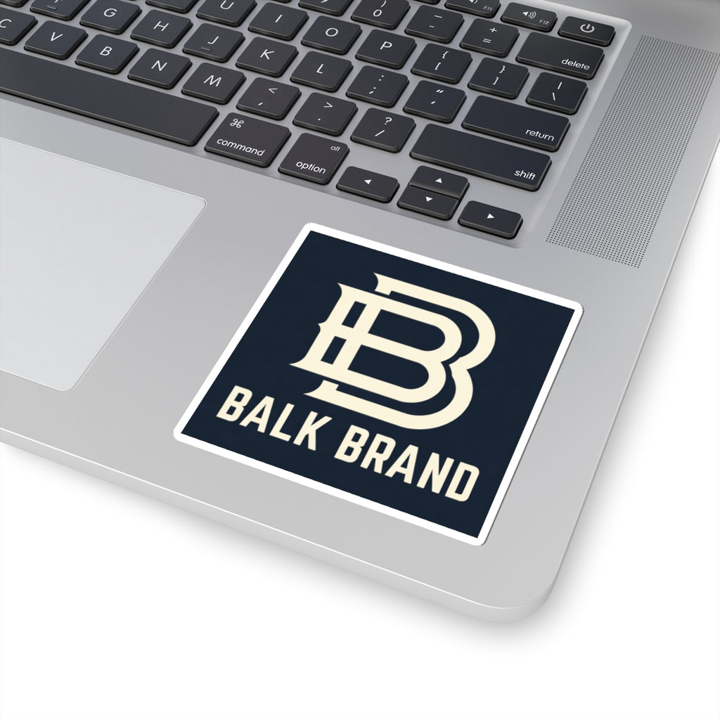 Balk Brand Logo Sticker — Retro Monogram Decal