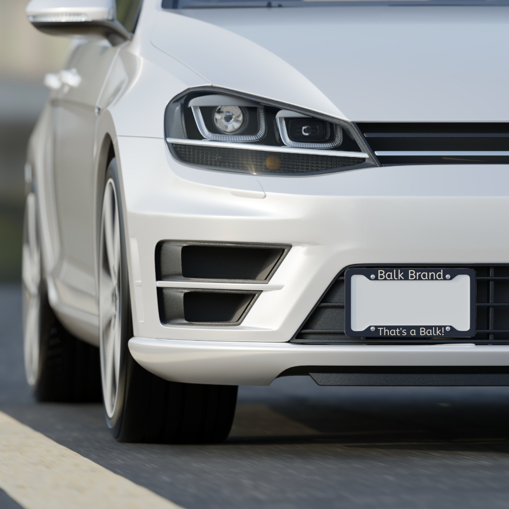 License Plate Frame — "Balk Brand" That’s a Balk! Decorative Auto Tag Frame
