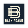 Balk Brand Logo Sticker — Retro Monogram Decal