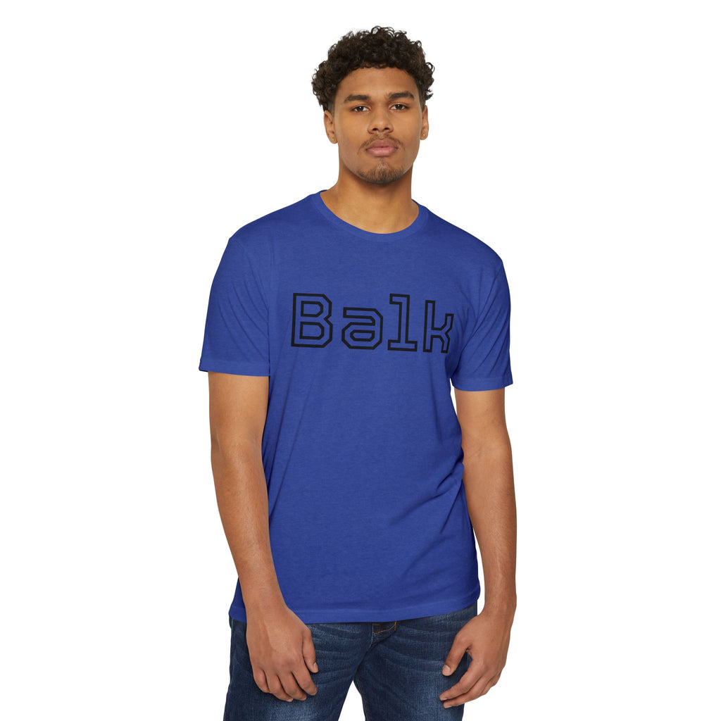 Balk Graphic T-Shirt — Retro Outline Lettering Tee