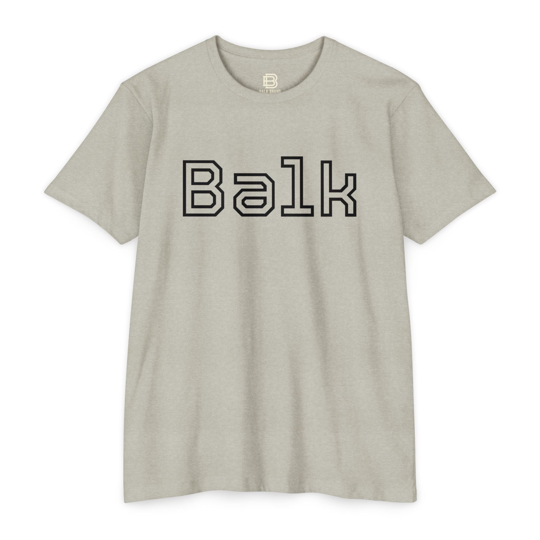 Balk Graphic T-Shirt — Retro Outline Lettering Tee