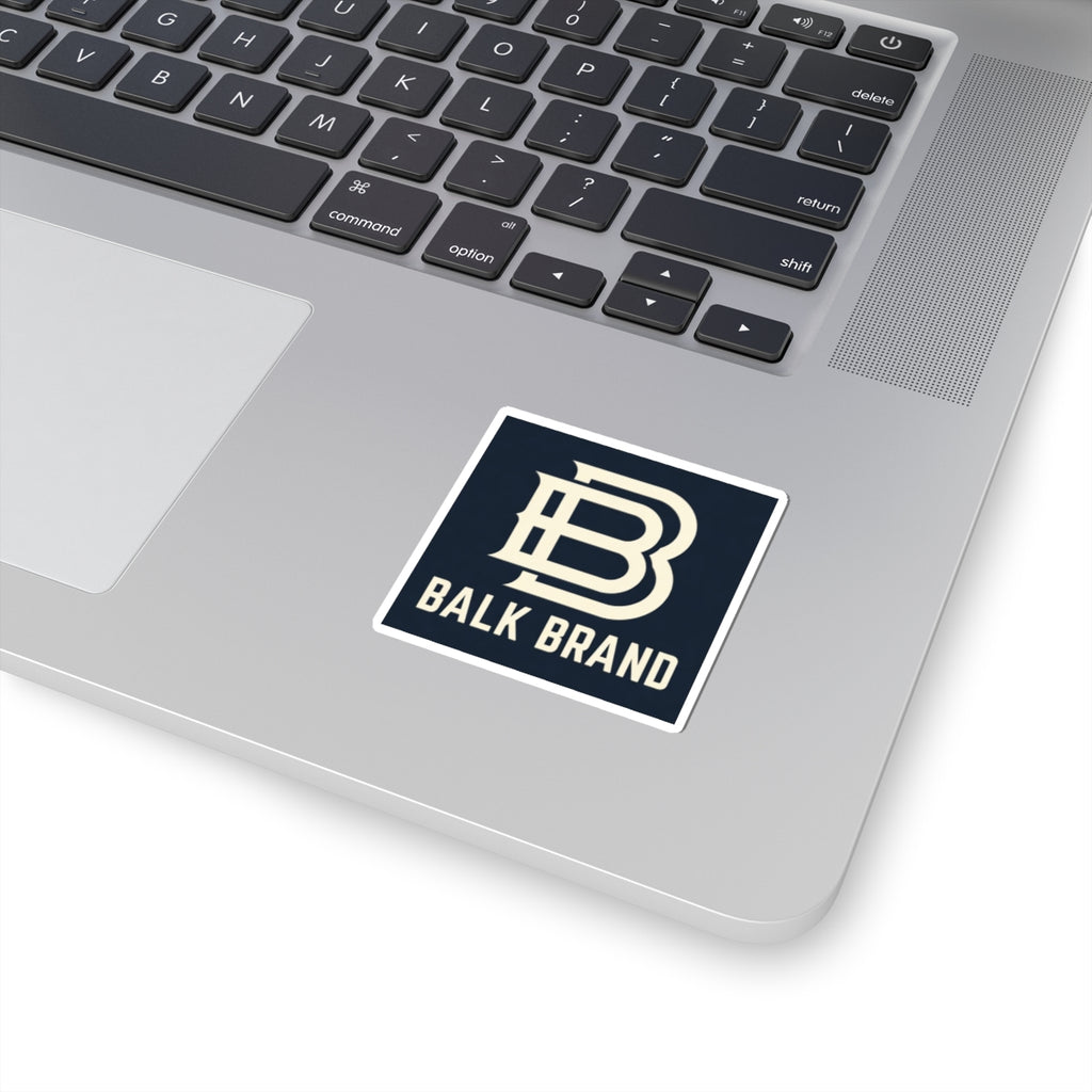 Balk Brand Logo Sticker — Retro Monogram Decal
