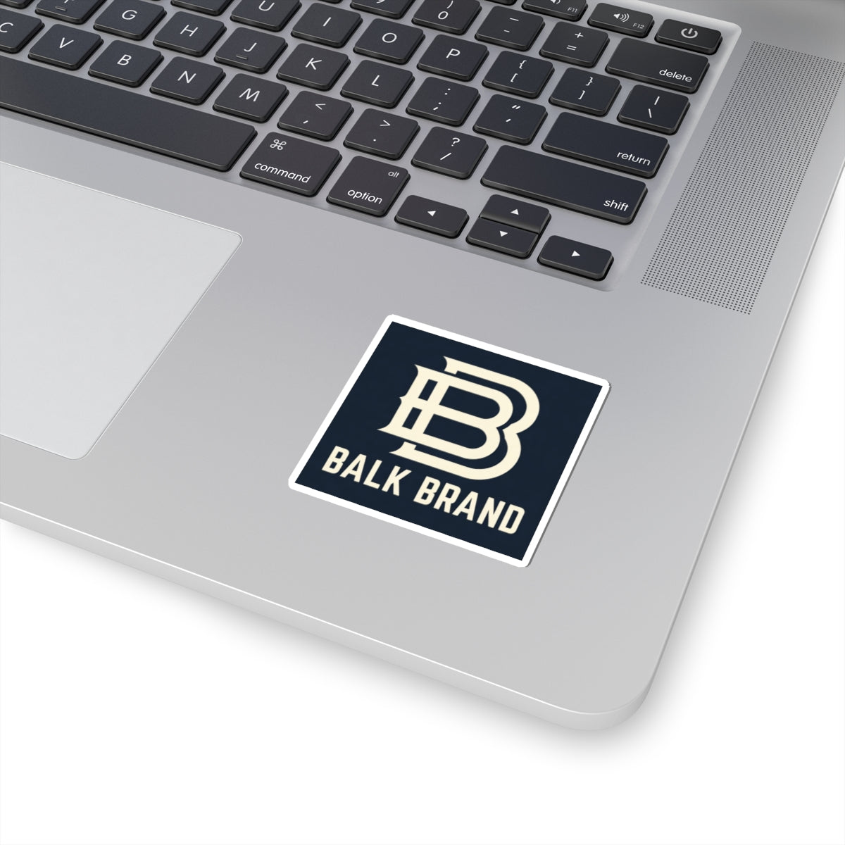 Balk Brand Logo Sticker — Retro Monogram Decal