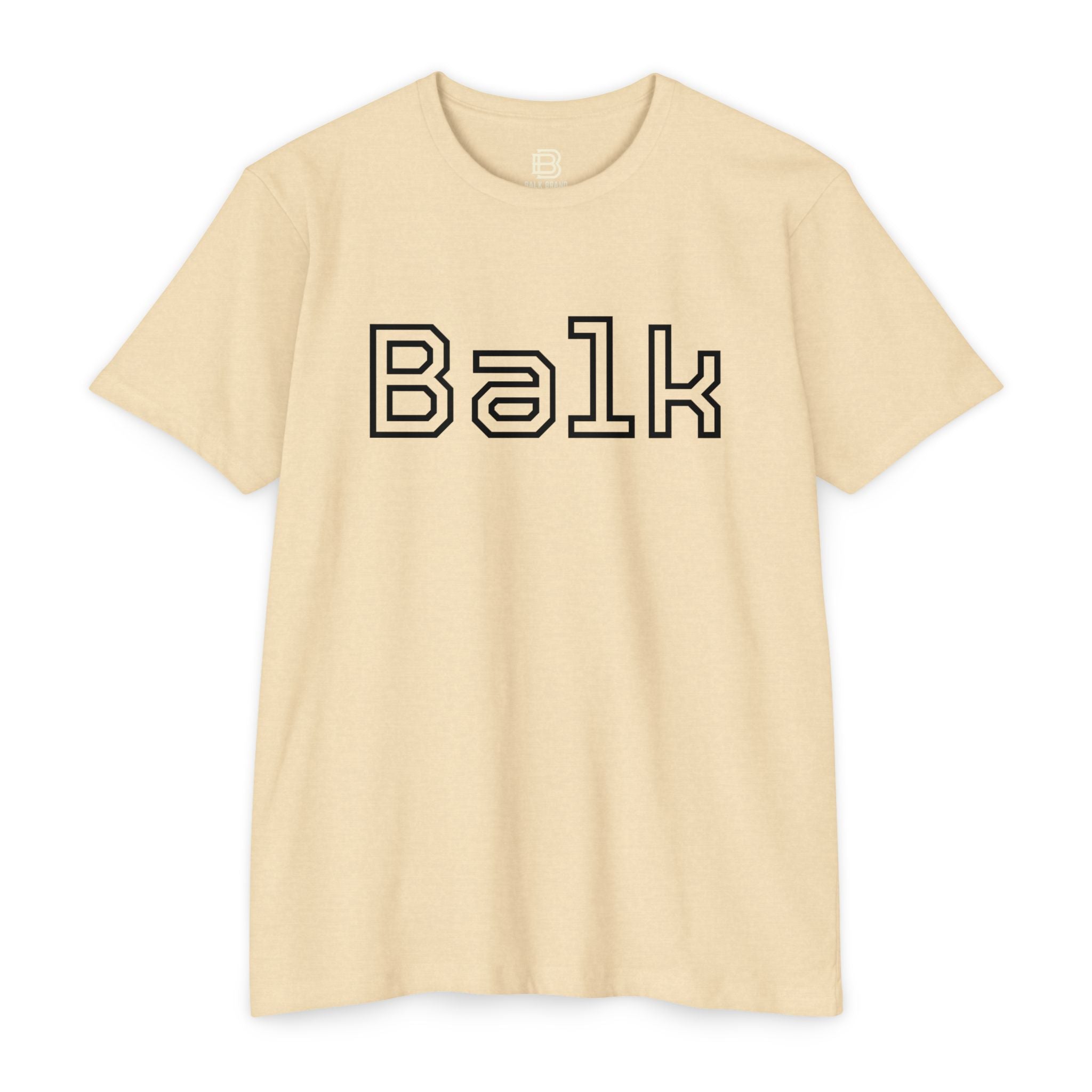 Balk Graphic T-Shirt — Retro Outline Lettering Tee