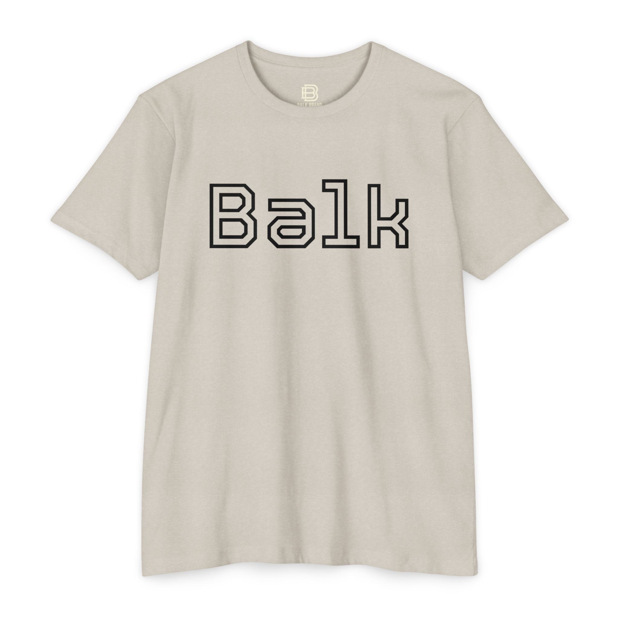 Balk Graphic T-Shirt — Retro Outline Lettering Tee