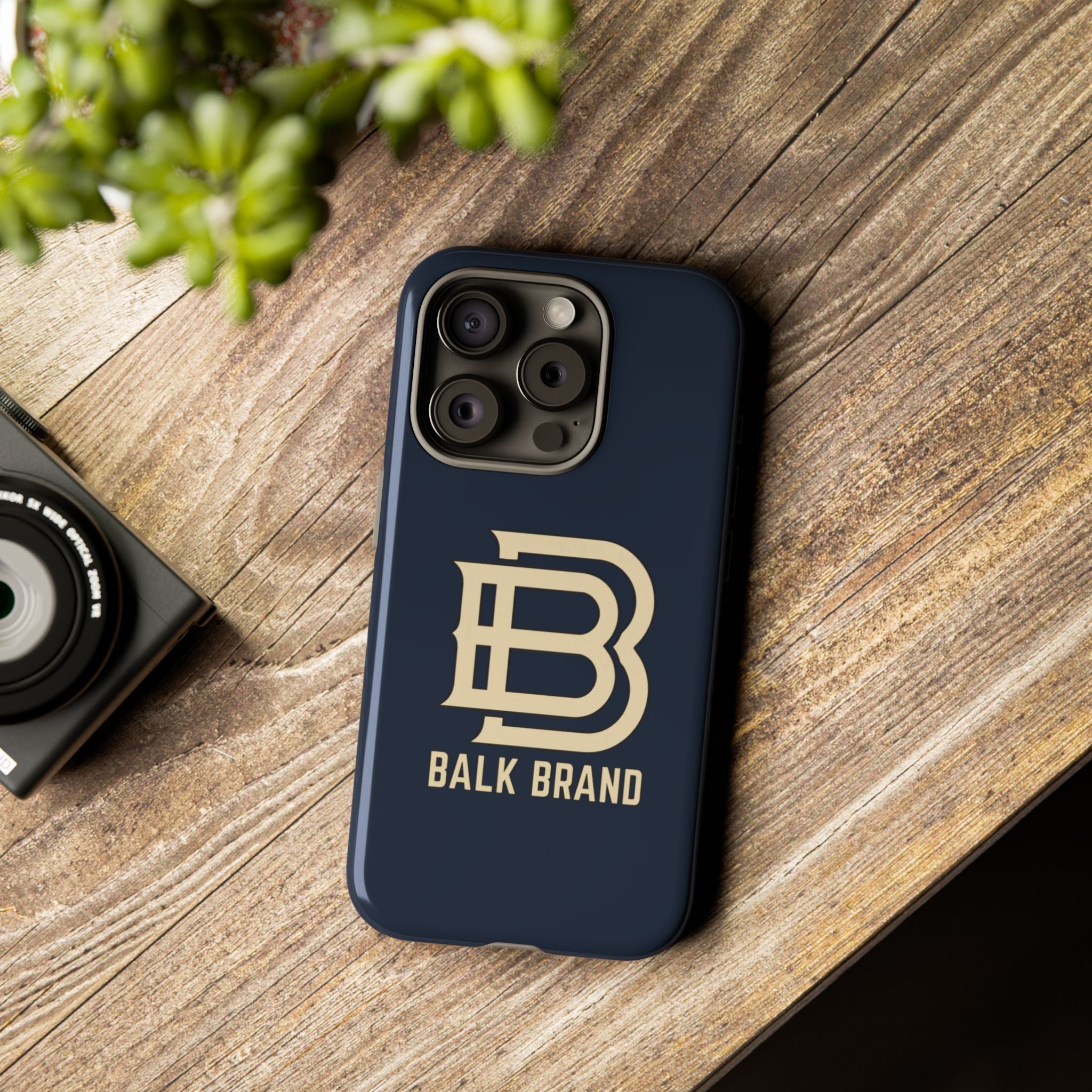 Balk Brand Tough Phone Case — Navy Protective Android/Apple Cover