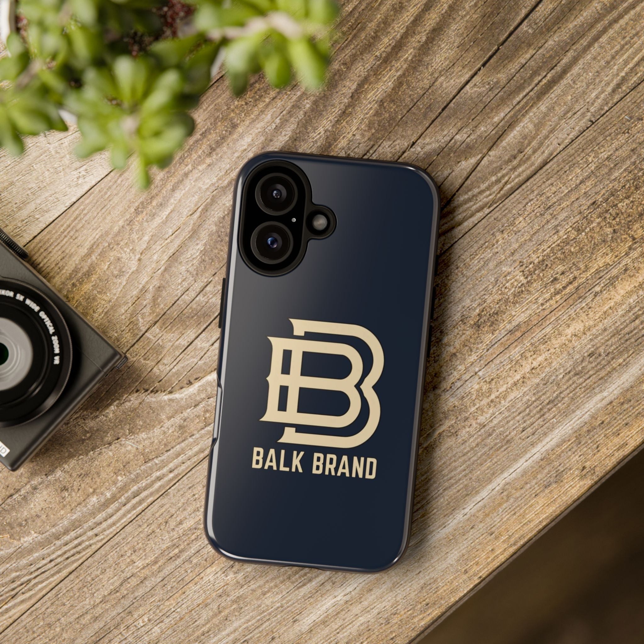 Balk Brand Tough Phone Case — Navy Protective Android/Apple Cover
