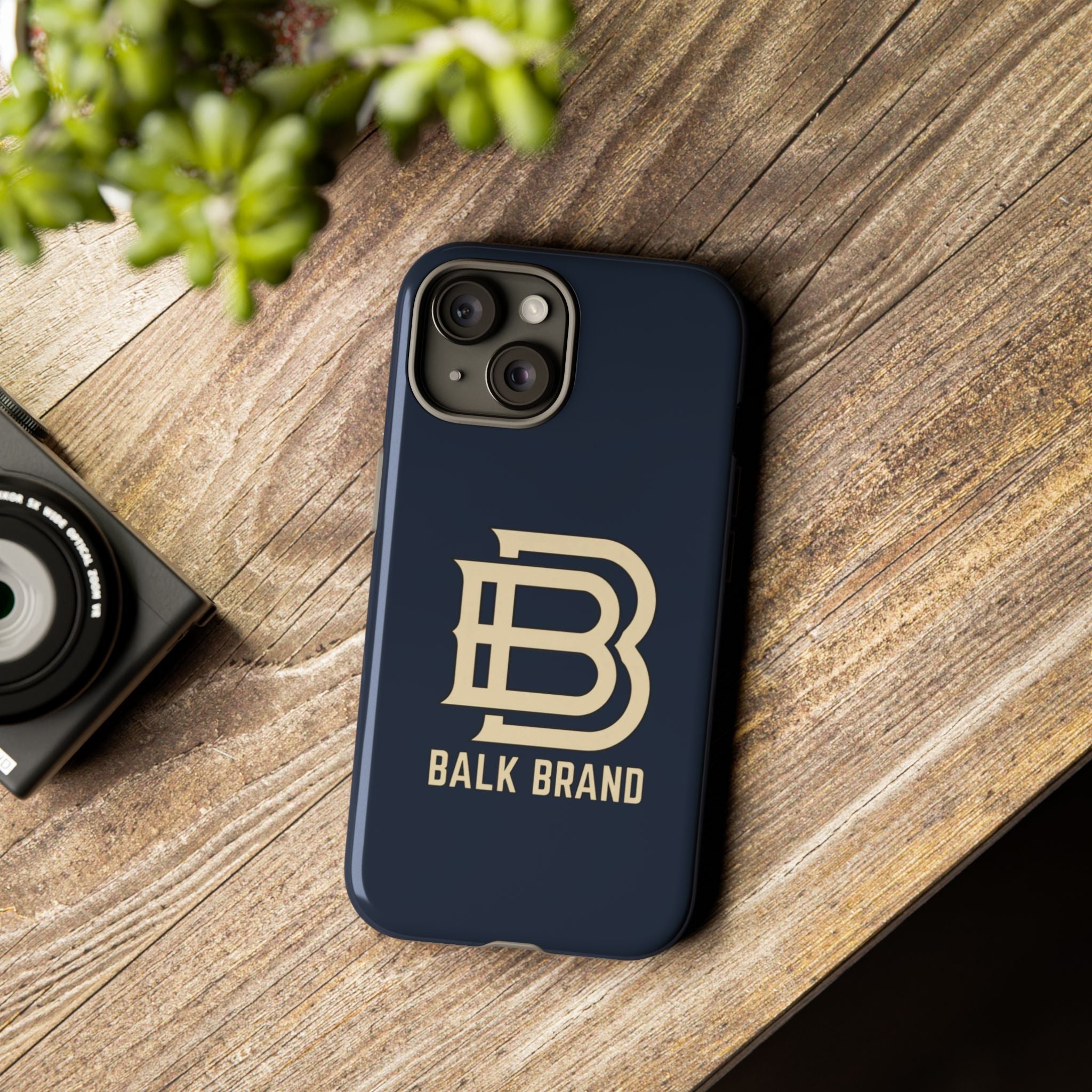 Balk Brand Tough Phone Case — Navy Protective Android/Apple Cover