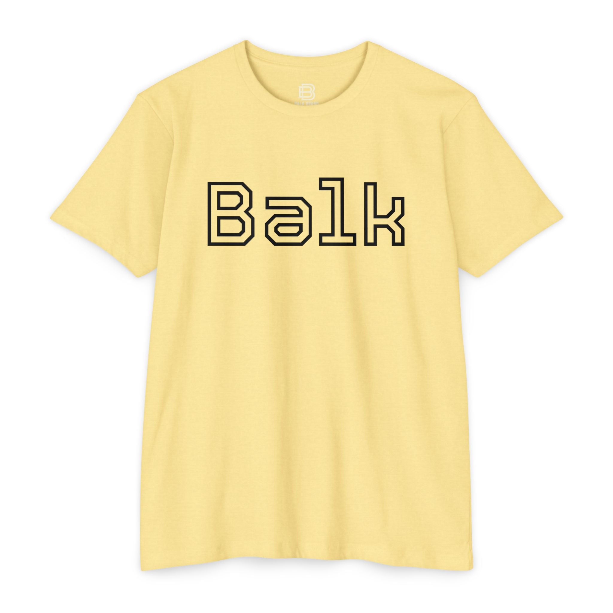 Balk Graphic T-Shirt — Retro Outline Lettering Tee