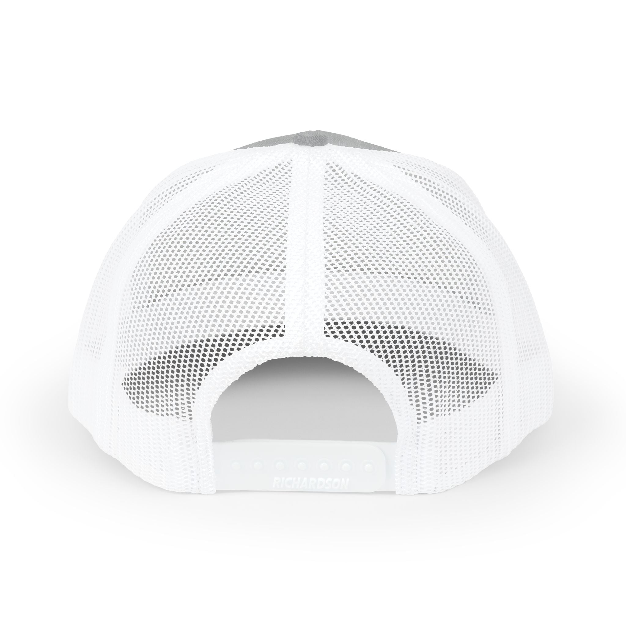 Trucker Cap — Gray & White Embroidered 'Balk Brand' Logo Snapback
