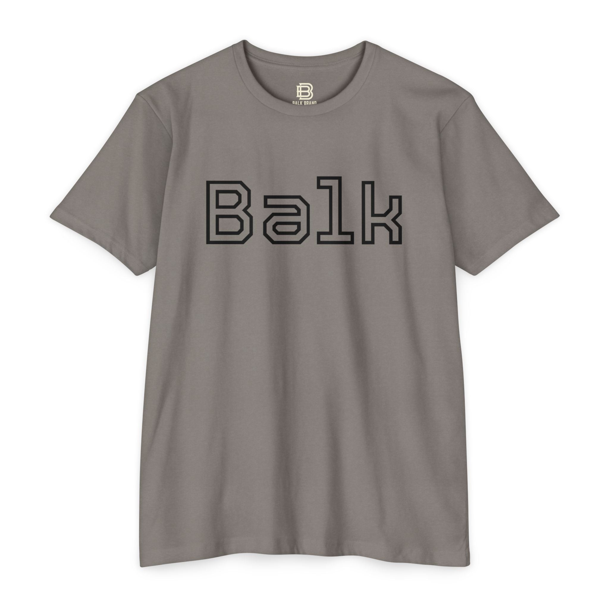 Balk Graphic T-Shirt — Retro Outline Lettering Tee
