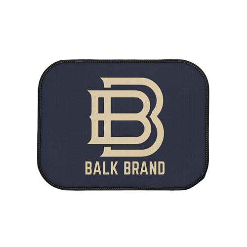 Balk Brand Car Floor Mat — Navy Logo Single-Piece Automotive Floor Protector