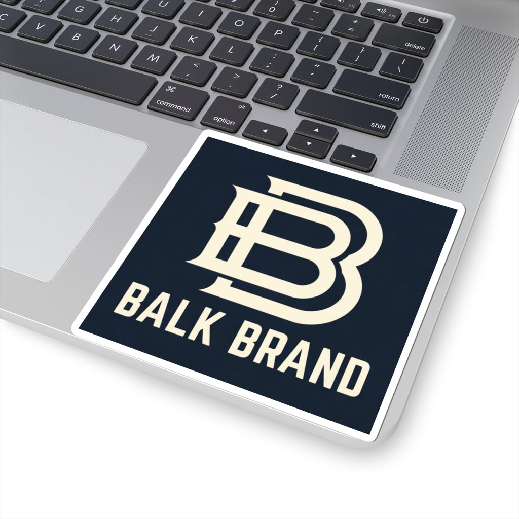 Balk Brand Logo Sticker — Retro Monogram Decal