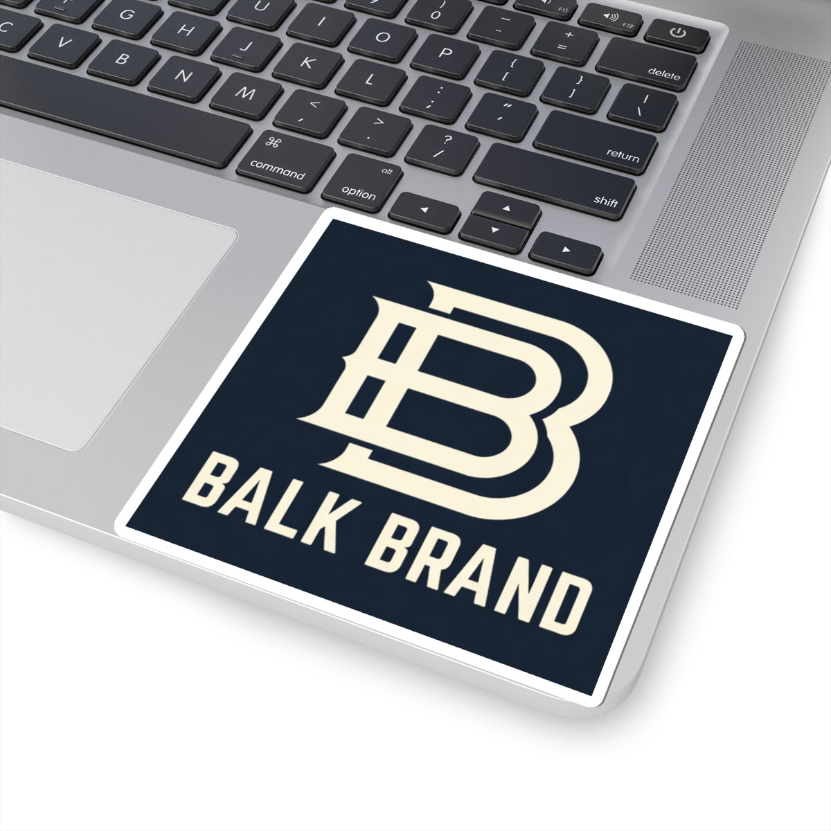 Balk Brand Logo Sticker — Retro Monogram Decal