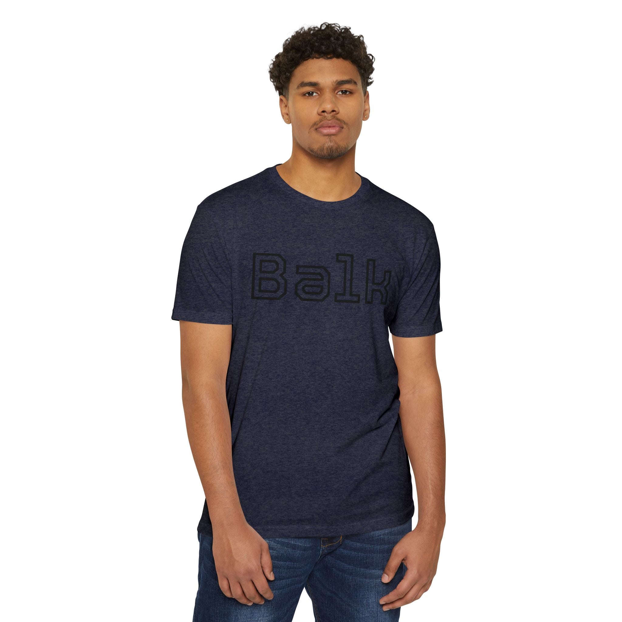 Balk Graphic T-Shirt — Retro Outline Lettering Tee