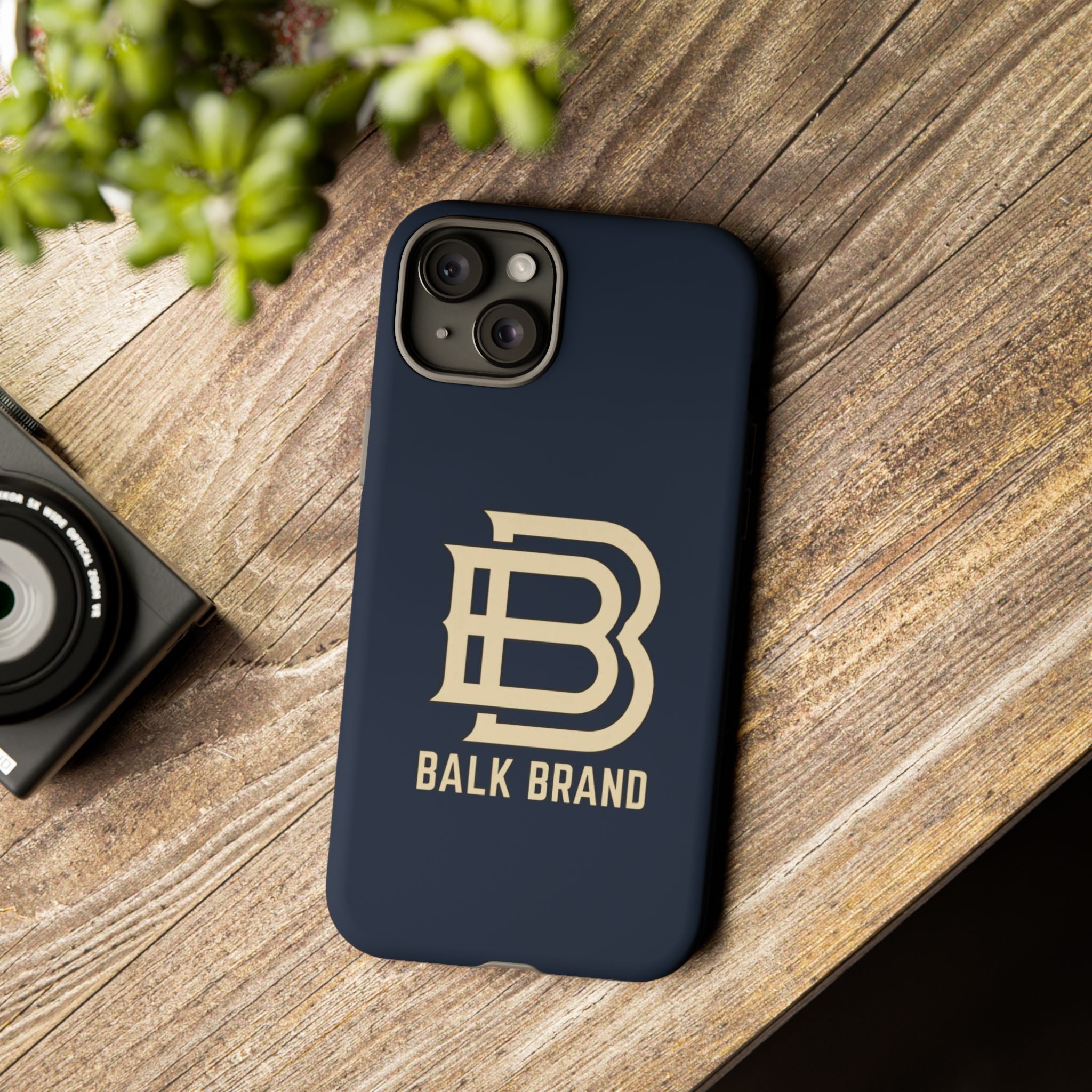 Balk Brand Tough Phone Case — Navy Protective Android/Apple Cover